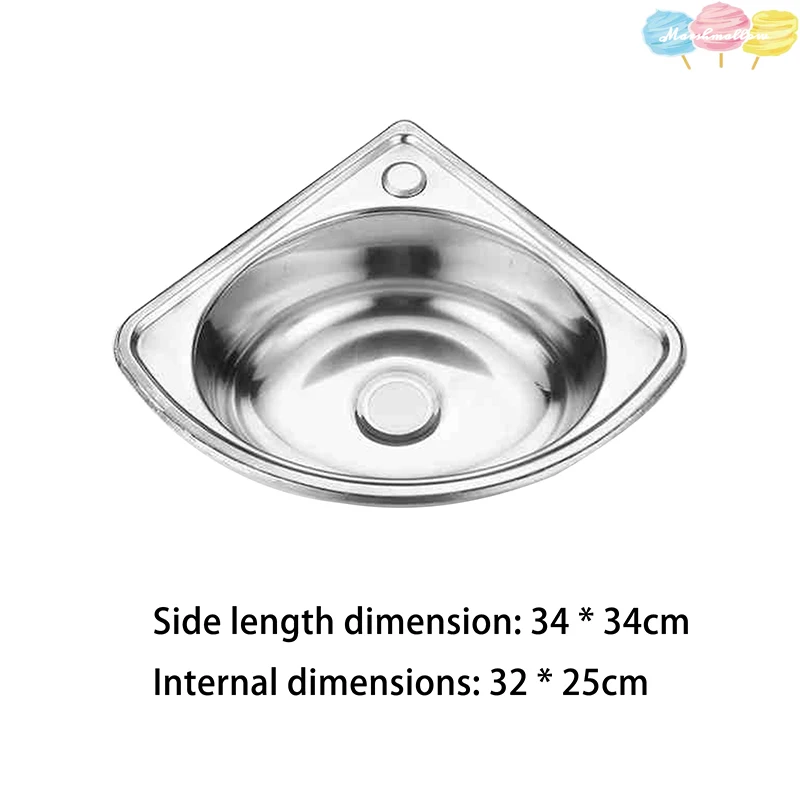 Évier de Cuisine en Acier Inoxydable, Accessoire de Camping-car, Coin Légumes, Hurhome Bar, Petit Filles Unique, Baignoire Dstress – Image 6
