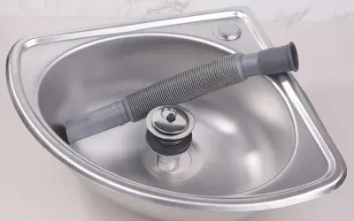 Évier de Cuisine en Acier Inoxydable, Accessoire de Camping-car, Coin Légumes, Hurhome Bar, Petit Filles Unique, Baignoire Dstress